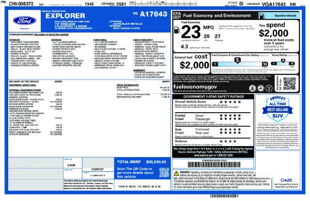 2027 Ford Explorer ST-Line