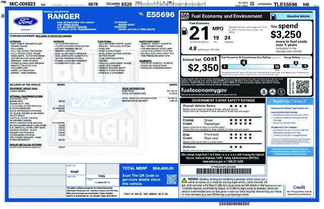 2026 Ford Ranger Lariat