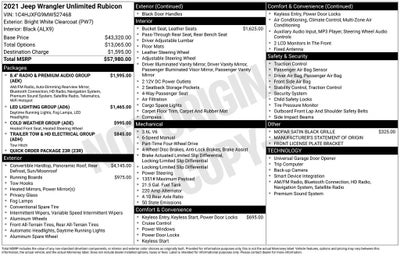 2021 Jeep Wrangler Unlimited Rubicon