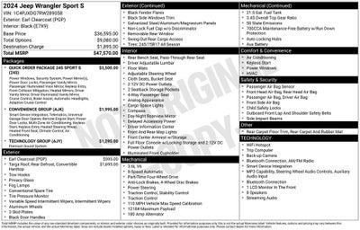 2024 Jeep Wrangler Sport S