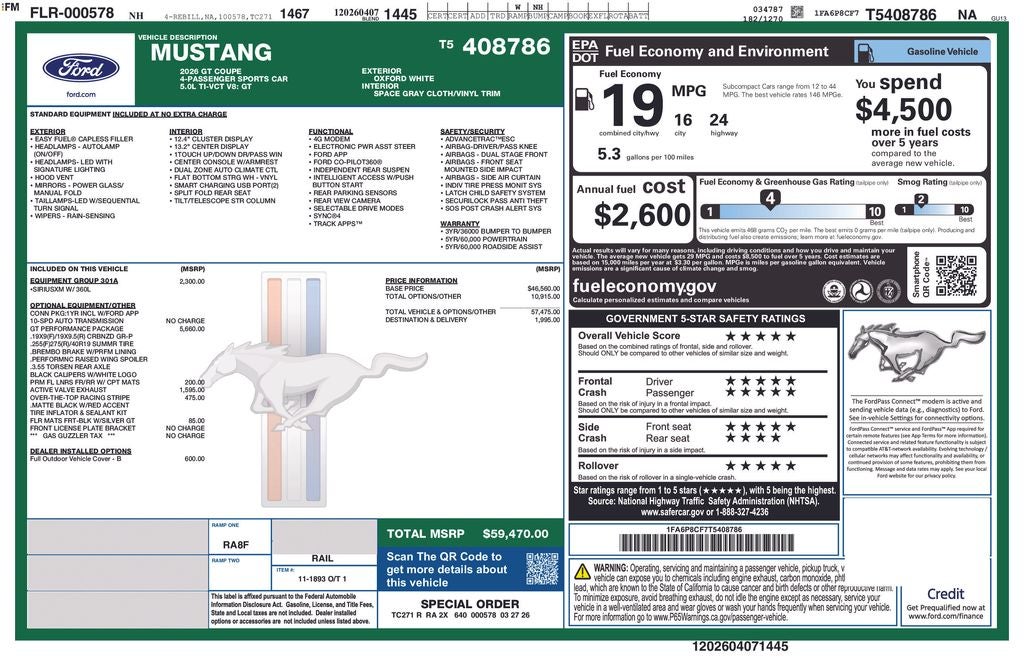 2026 Ford Mustang GT