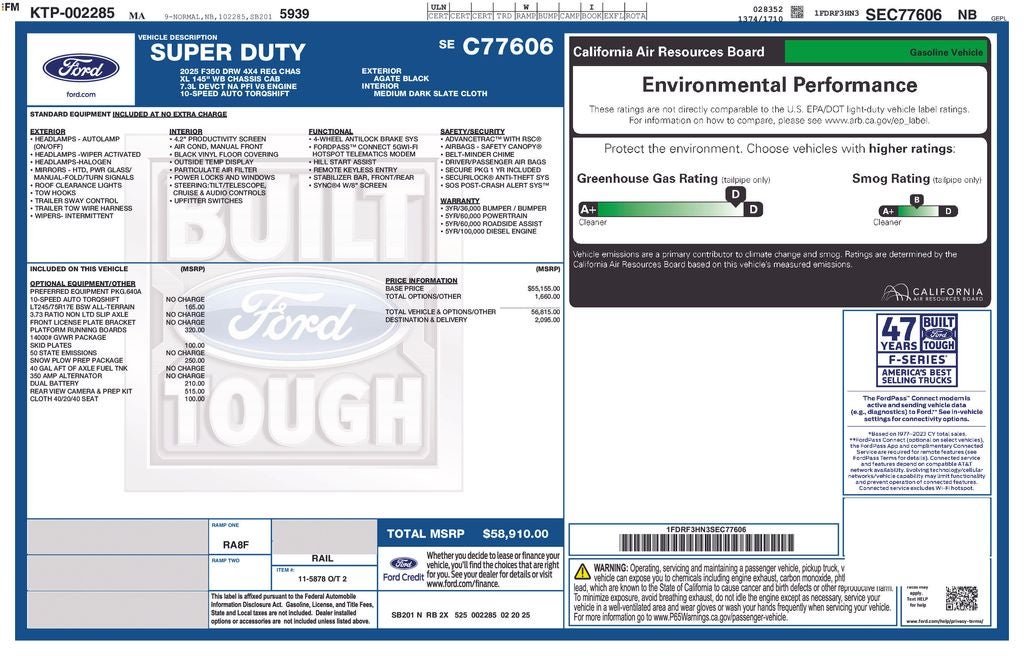 2025 Ford F-350SD XL DRW