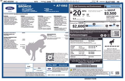 2025 Ford Bronco Base