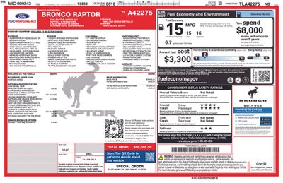 2026 Ford Bronco Raptor