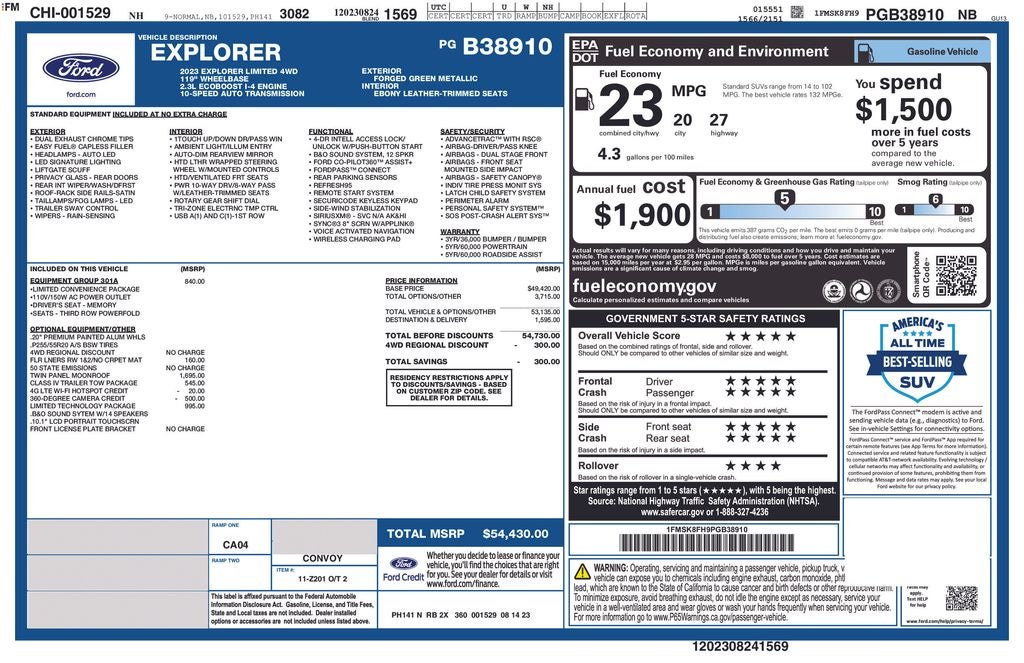 2023 Ford Explorer Limited