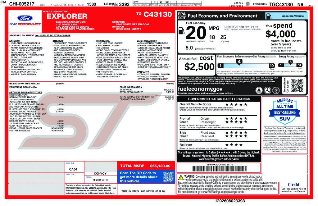 2026 Ford Explorer ST