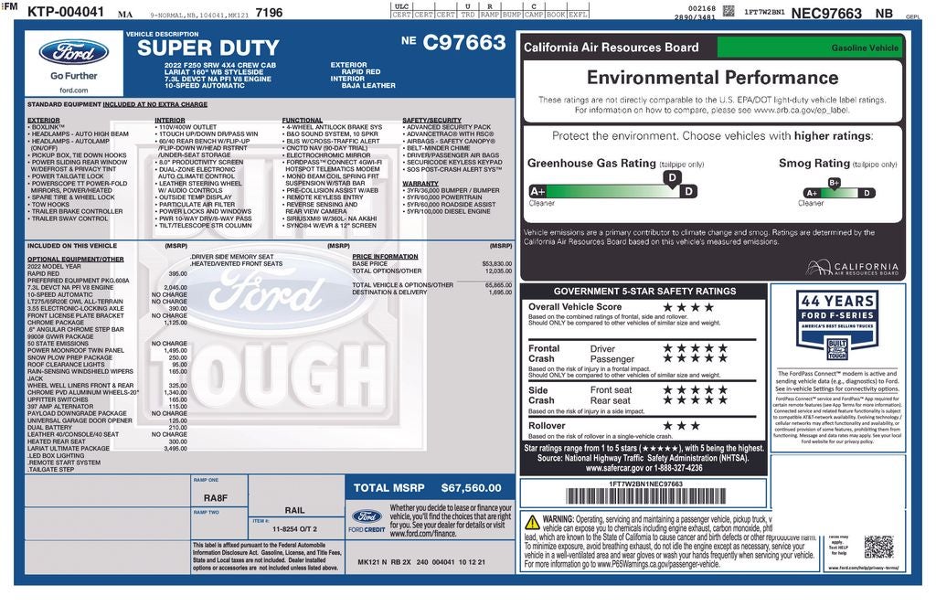 2022 Ford F-250SD Lariat