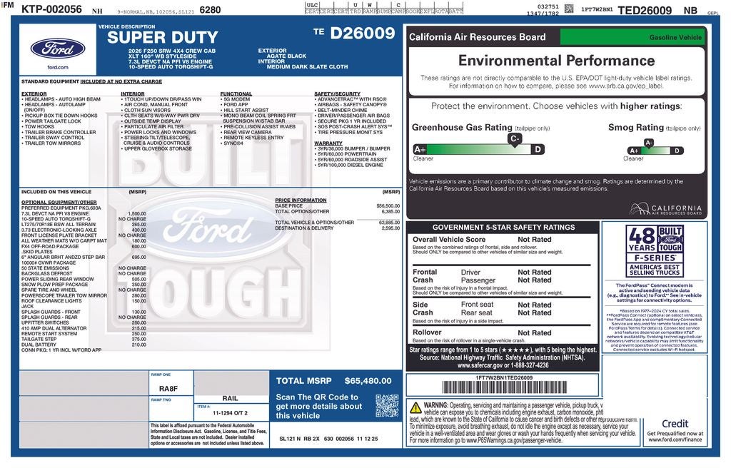 2026 Ford F-250SD XLT