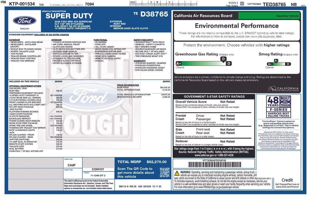2026 Ford F-250SD XLT