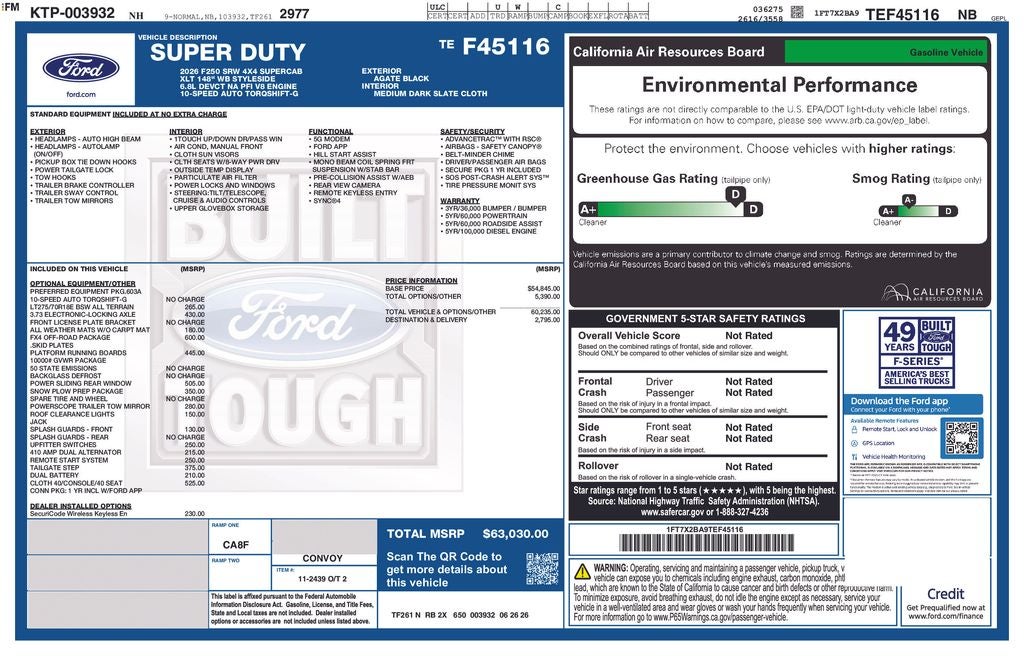 2026 Ford F-250SD XLT