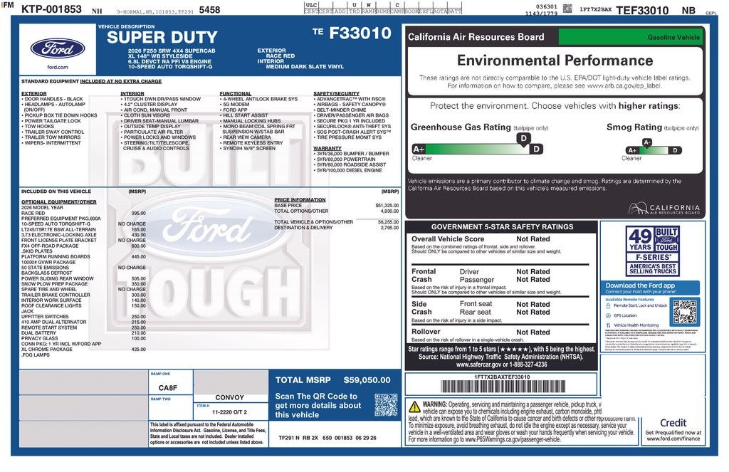 2026 Ford F-250SD XL