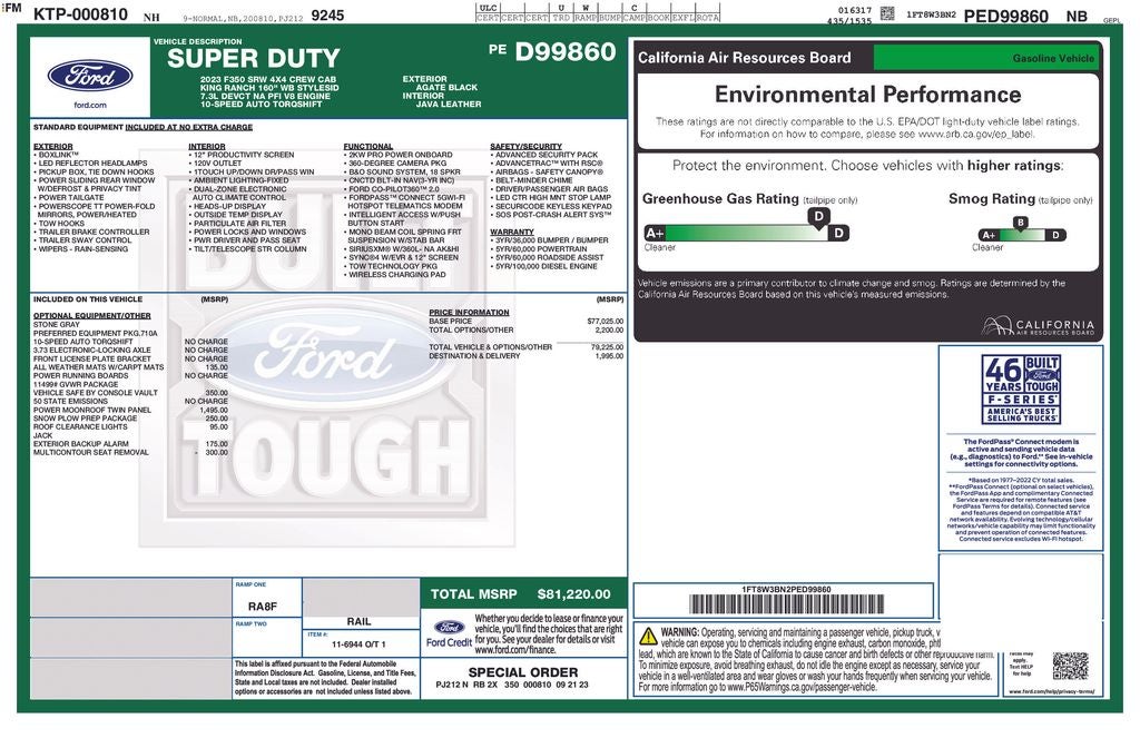 2023 Ford F-350SD King Ranch