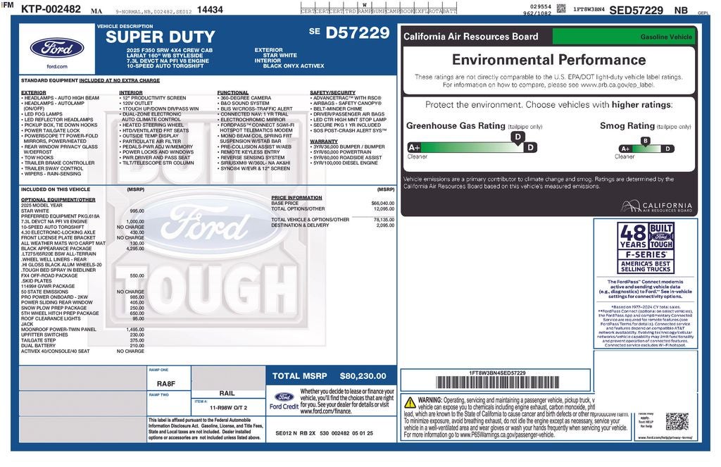 2025 Ford F-350SD Lariat