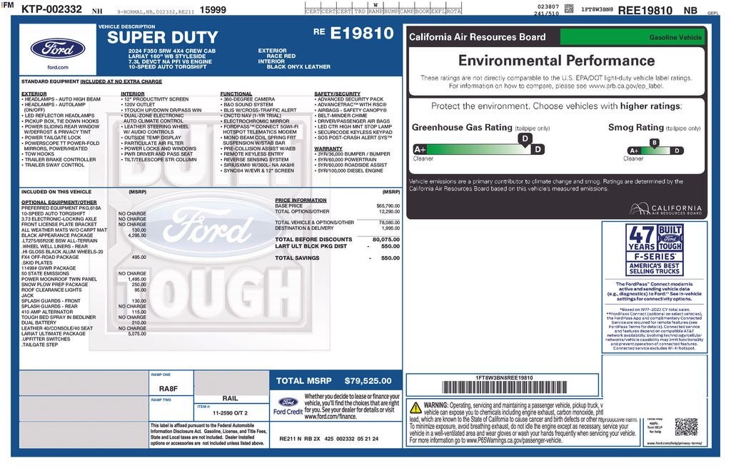2024 Ford F-350 Lariat Crew Cab