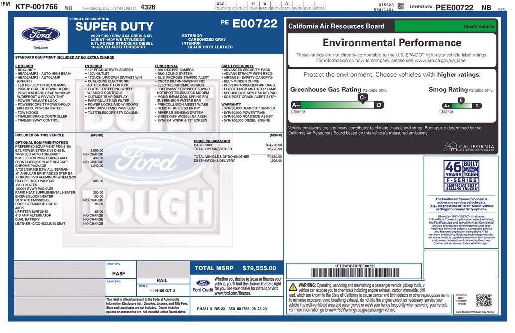 2023 Ford F-350SD Lariat