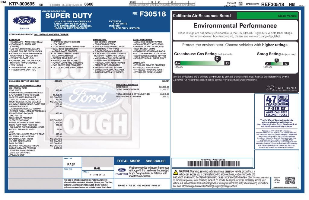 2024 Ford F-350SD Lariat
