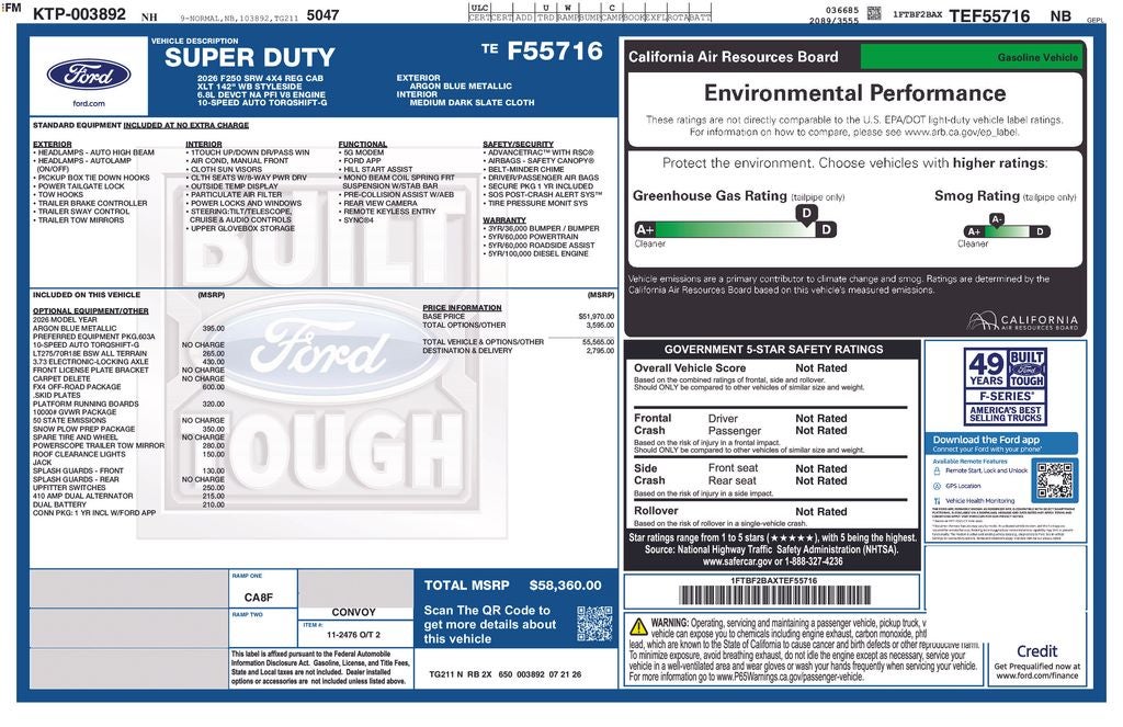 2026 Ford F-250SD XLT