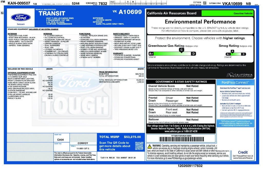 2027 Ford Transit-250 Base