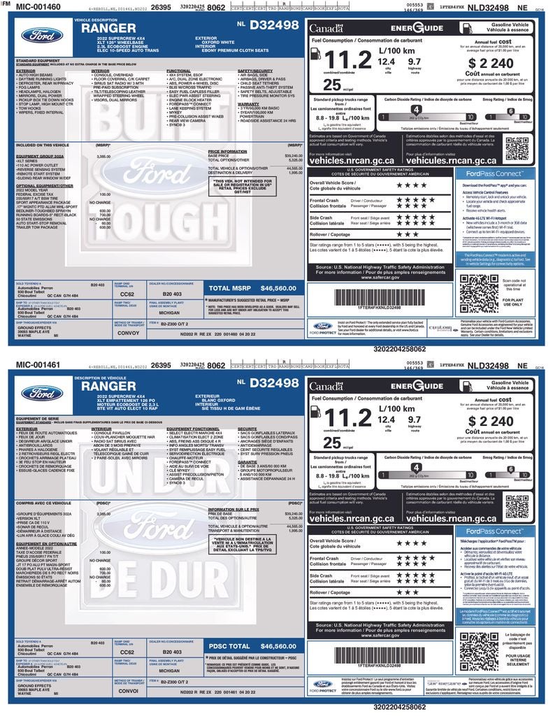 2022 Ford Ranger XLT
