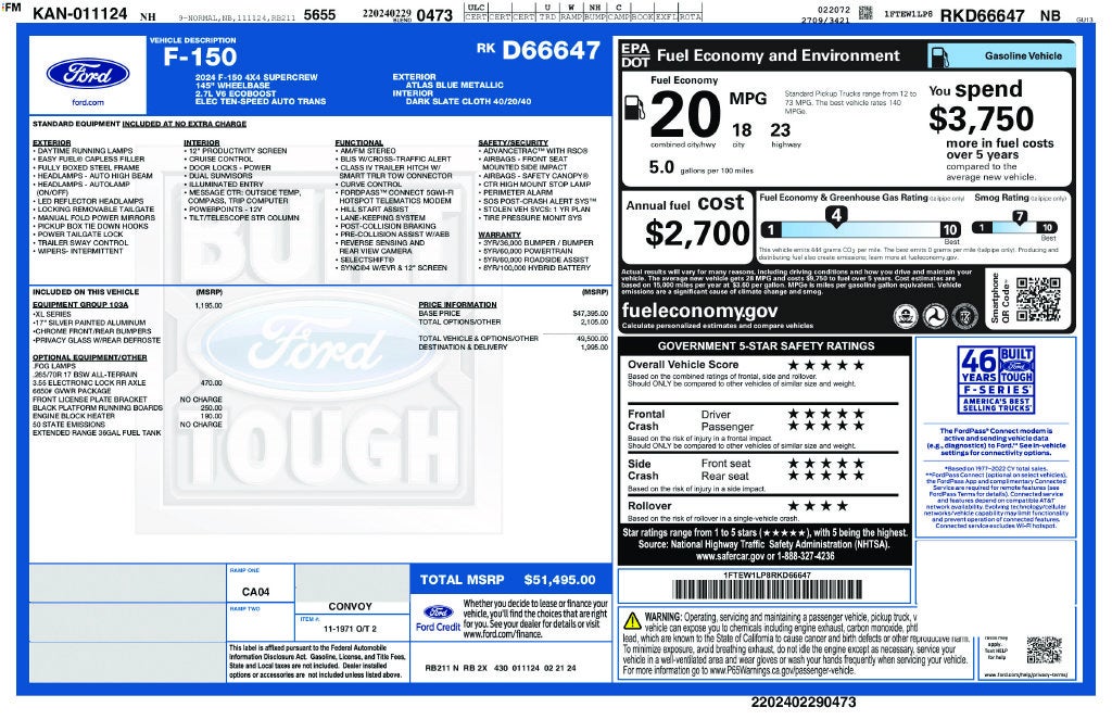 2024 Ford F-150 XL