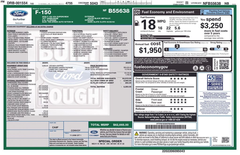 2022 Ford F-150 XLT