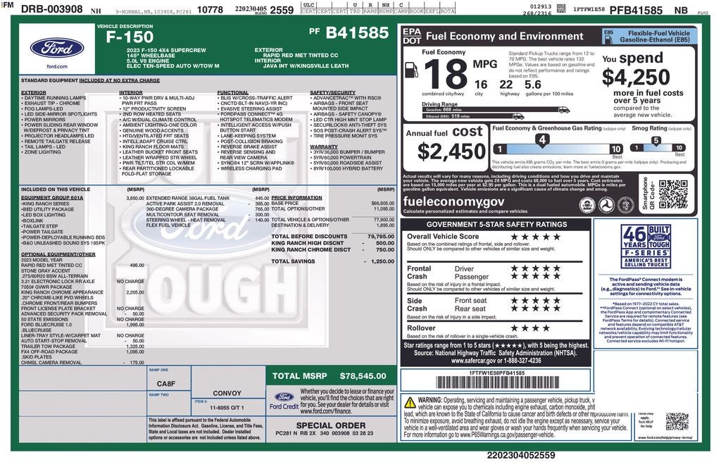2023 Ford F-150 King Ranch