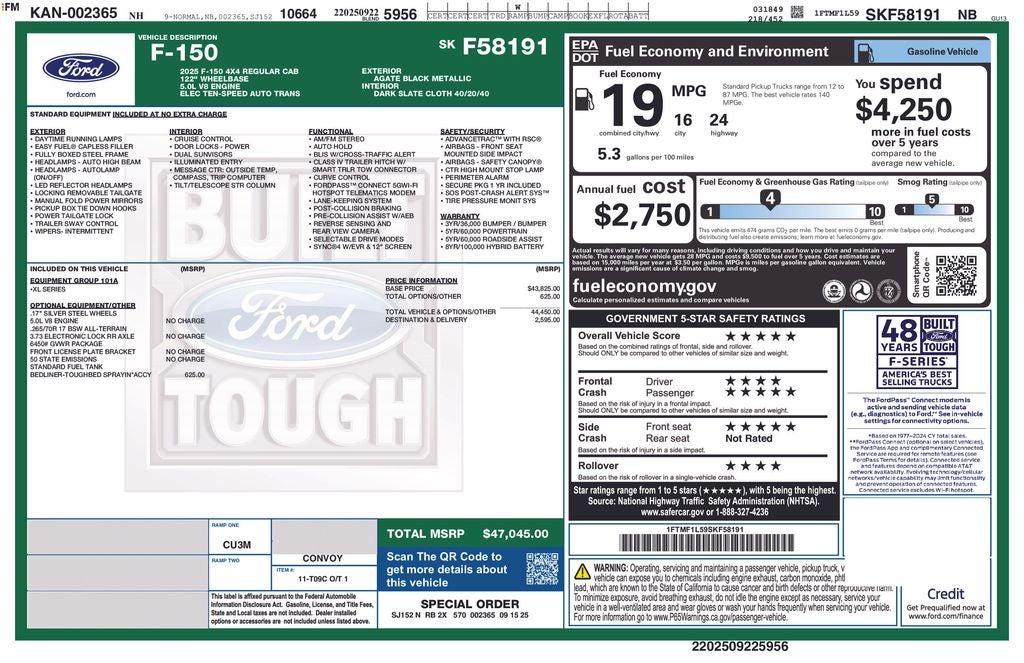 2025 Ford F-150 XL