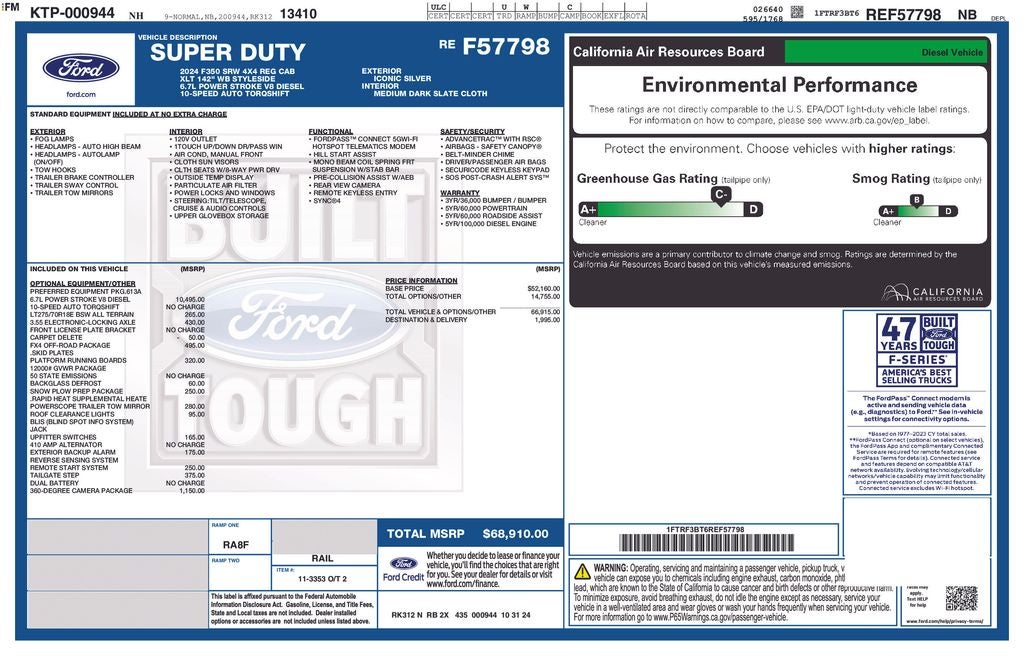 2024 Ford F-350 XLT Regular Cab