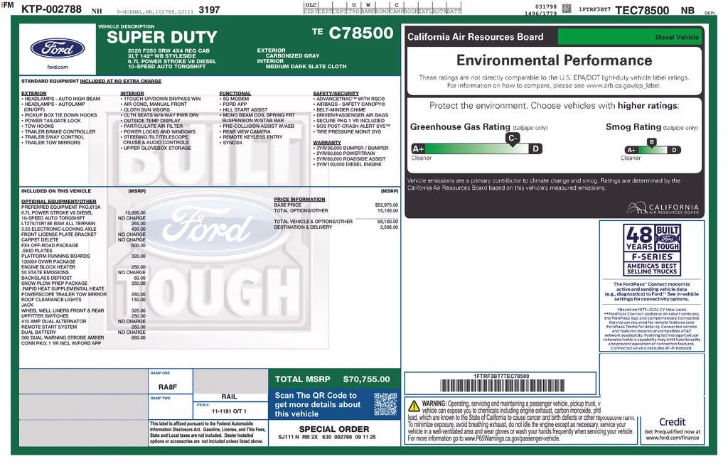 2026 Ford F-350SD XLT