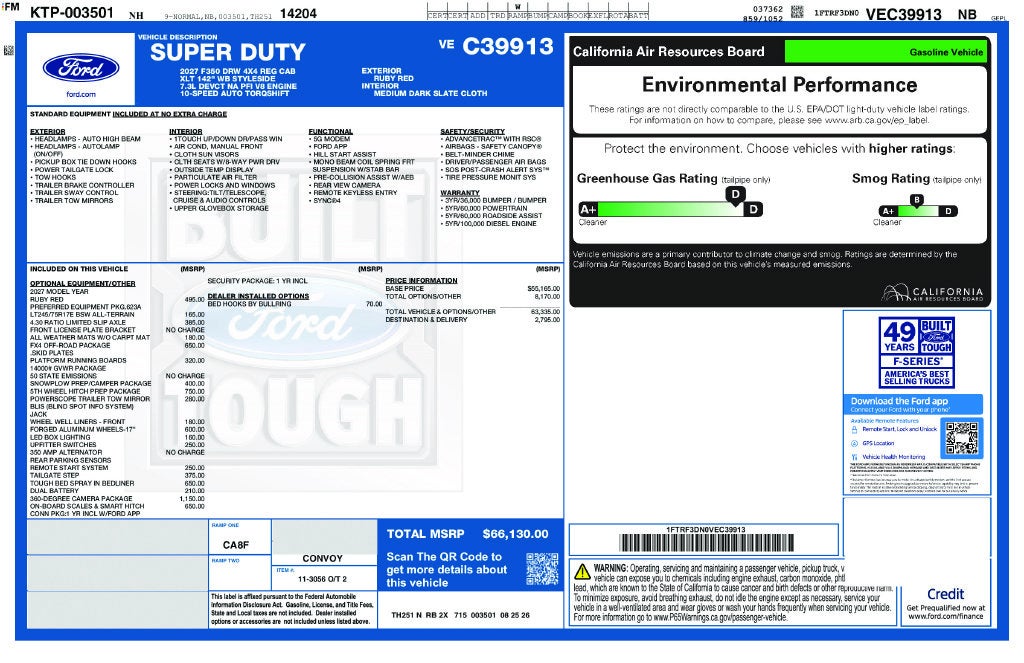 2027 Ford F-350SD XLT DRW