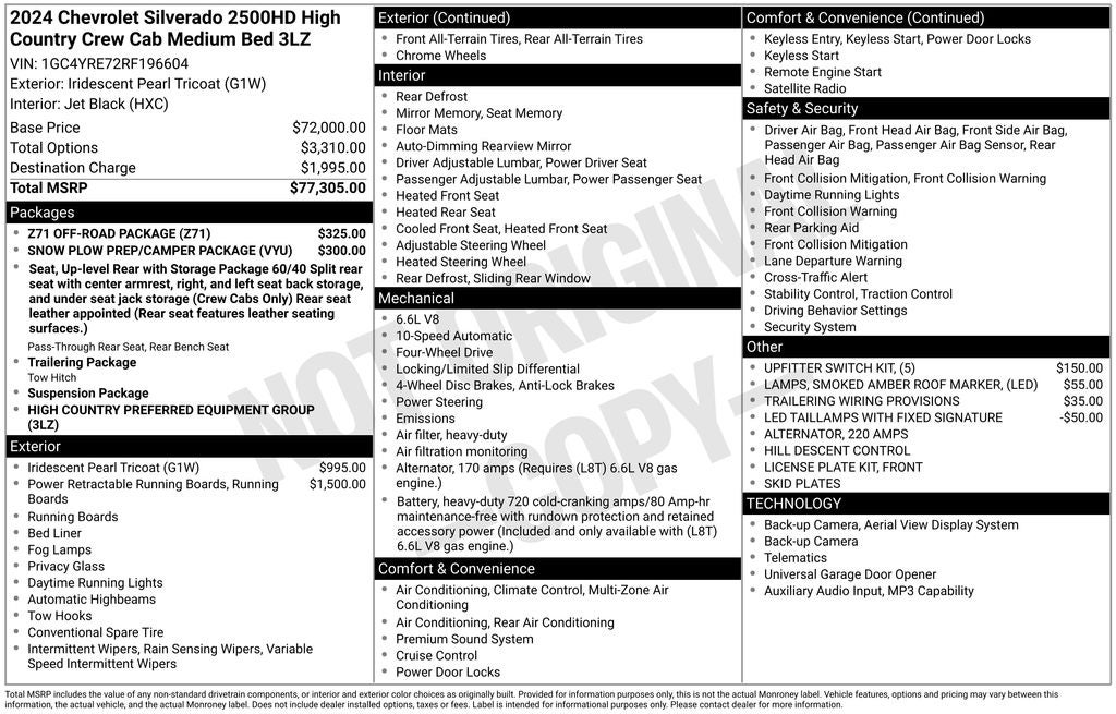 2024 Chevrolet Silverado 2500HD High Country