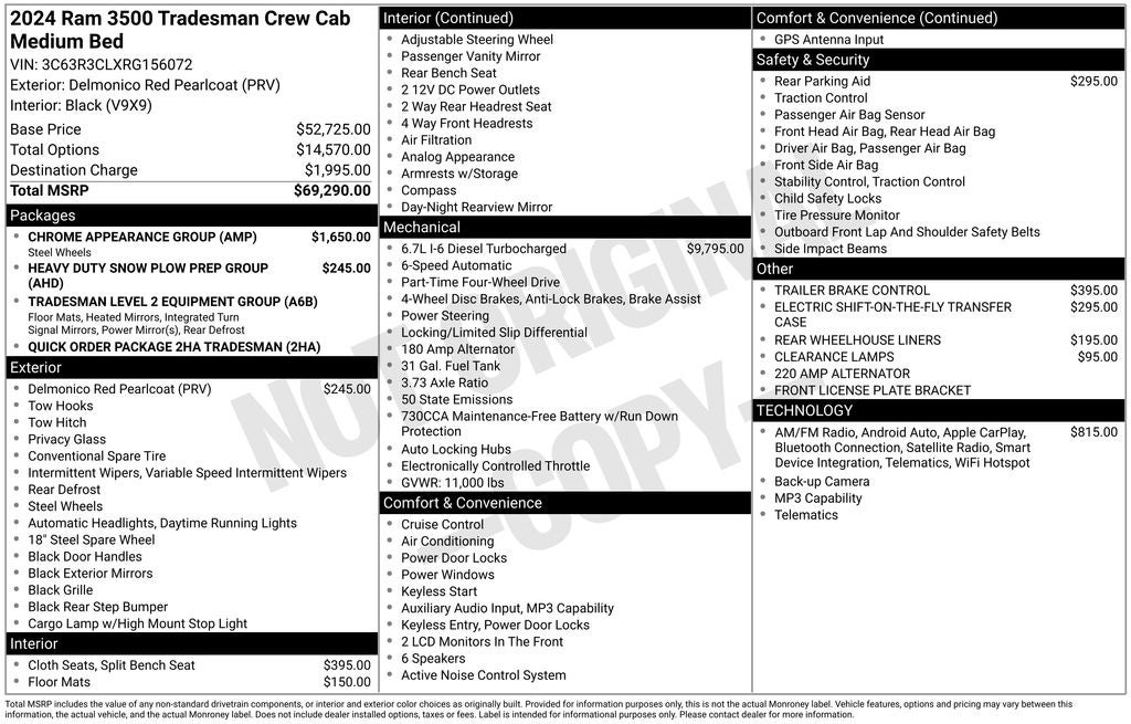 2024 RAM 3500 Tradesman