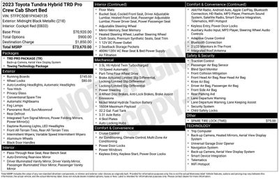2023 Toyota Tundra Hybrid TRD Pro