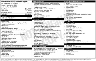 2020 MINI Hardtop 4 Door Cooper S