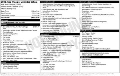 2020 Jeep Wrangler Unlimited Sahara