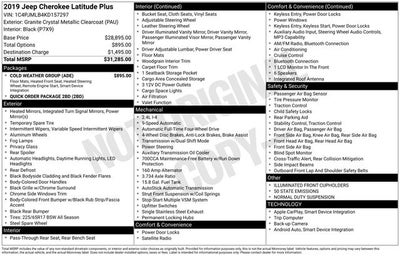 2019 Jeep Cherokee Latitude Plus