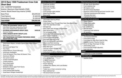2013 RAM 1500 Tradesman