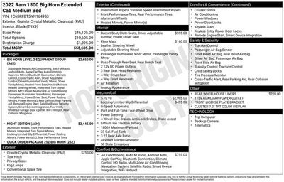 2022 RAM 1500 Big Horn/Lone Star