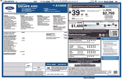2024 Ford Escape Hybrid ST-Line Select