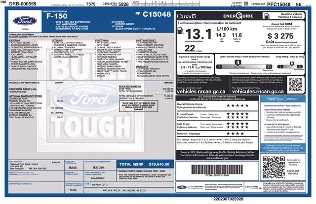 2023 Ford F-150 Tremor Crew Cab