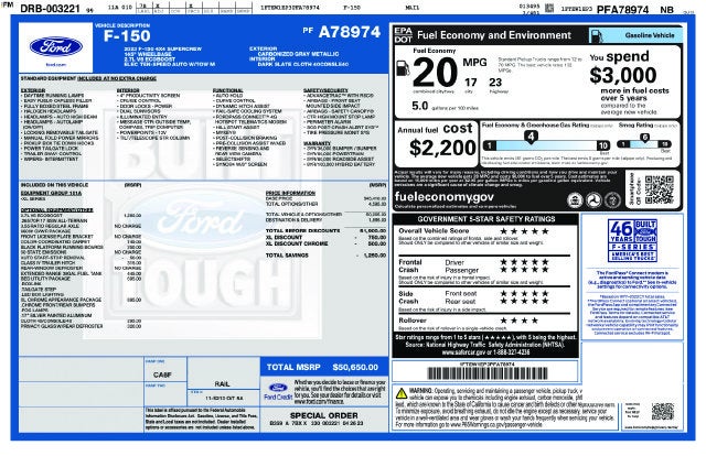 2023 Ford F-150 XL Crew Cab