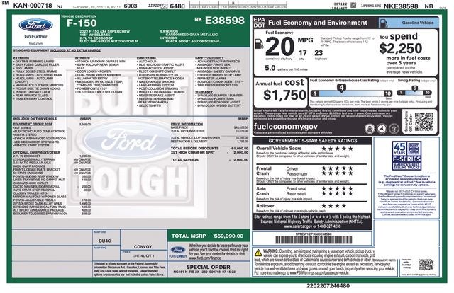 2022 Ford F-150 XLT Crew Cab