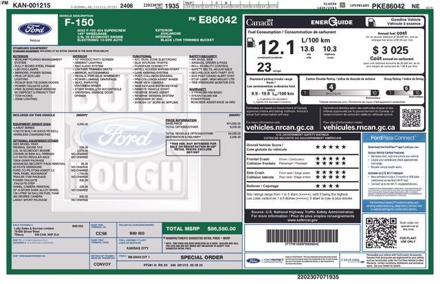 2023 Ford F-150 Lariat Crew Cab