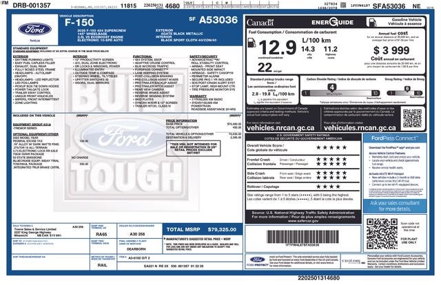 2025 Ford F-150 Tremor Crew Cab