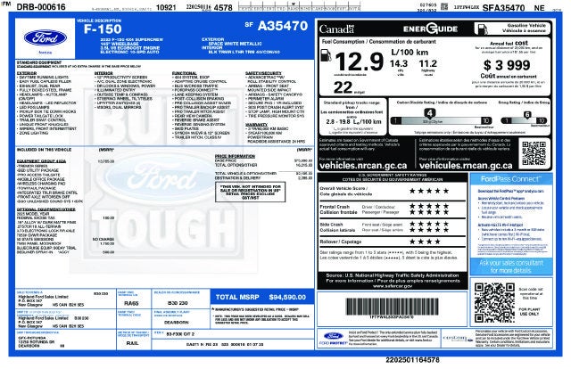 2025 Ford F-150 Tremor Crew Cab