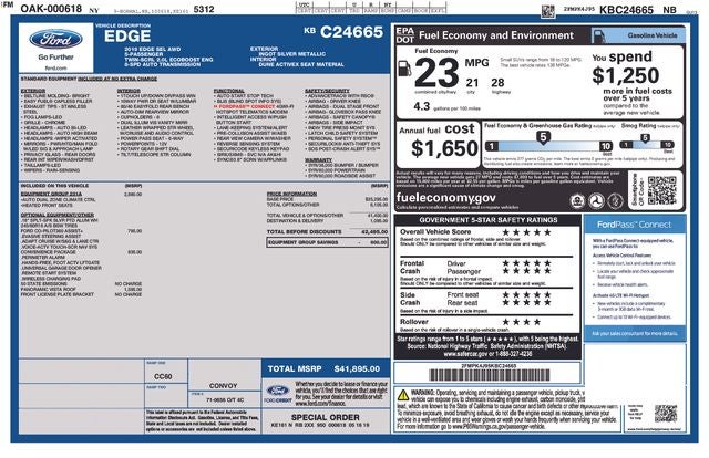 2019 Ford Edge SEL