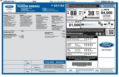 2016 Ford Fusion Energi SE Luxury