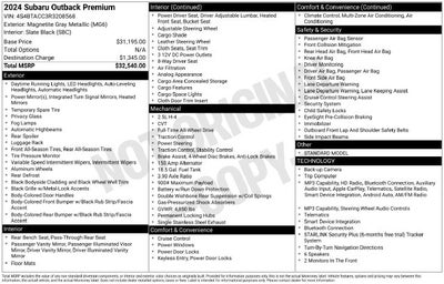 2024 Subaru Outback Premium