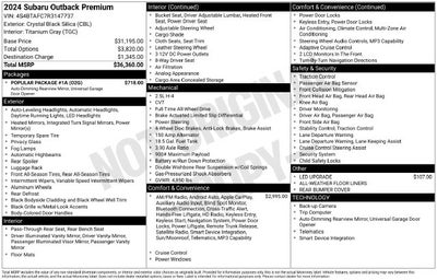 2024 Subaru Outback Premium