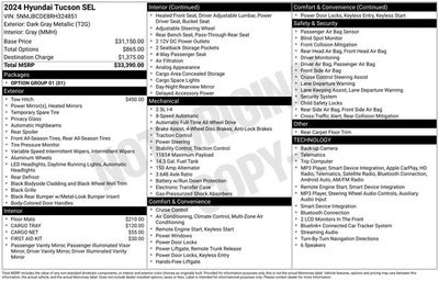 2024 Hyundai Tucson SEL
